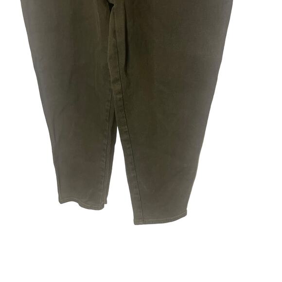 Gloria Vanderbilt Vintage 90s Women's Plus Size 18 Short High Rise Green Jeans - Picture 3 of 10